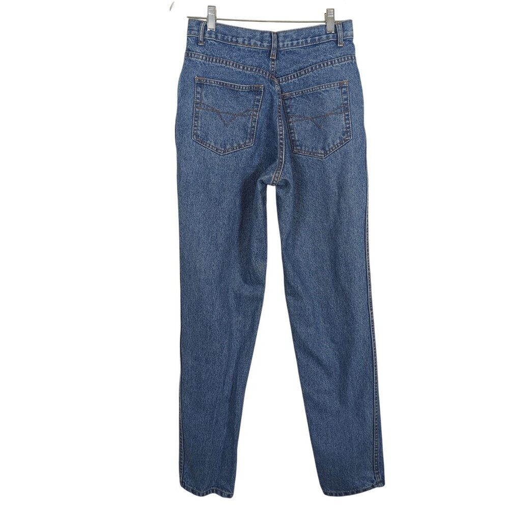 Vintage Nuovo Country Seat Jeans Women 10R High Rise Straight 100% Cotton - Picture 3 of 12